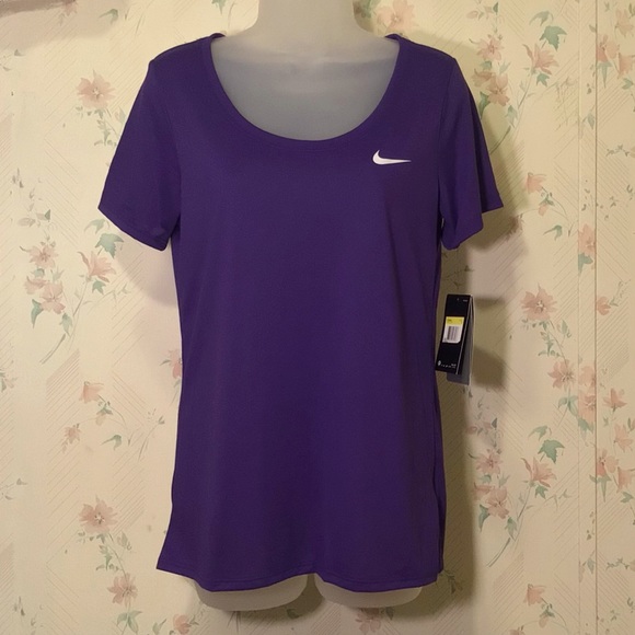 Nike Tops - Nike Dri-Fit Purple Short Sleeve T-Shirt